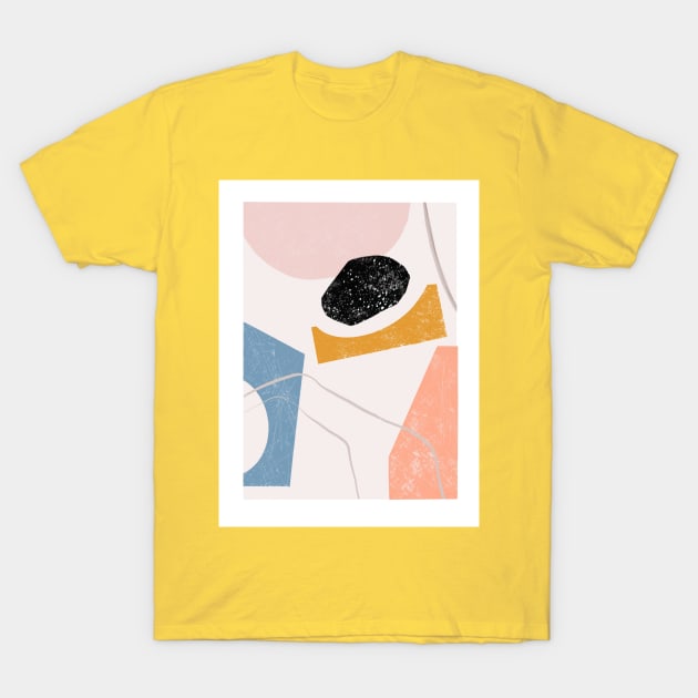 February Abstract T-Shirt by Megan Roy